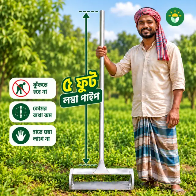 ৫ ফুট হাতলসহ চাইনা ৩ নিড়ানি